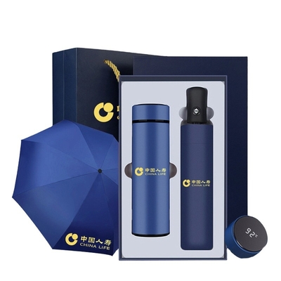 Compte-rendu en acier, thermomètre et parapluie pour les promotions publicitaires commerciales