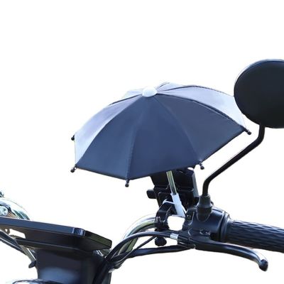Manuel ouvert de l'extérieur vélo jouet parapluie Art Déco Polyester Tissu Téléphone portable Protège-soleil parapluie
