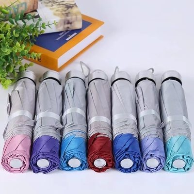Légère 190T Pongee Tissue Parapluie de marché extérieur avec promotion de logo personnalisé