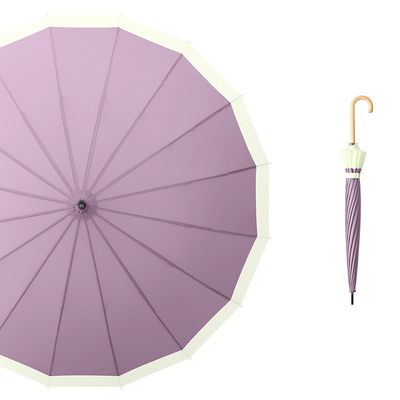Occasion de voyage 23 pouces parapluie automatique avec logo d'impression et étanche au vent