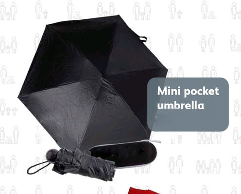 Petit parapluie résistant au vent résistant à la pluie résistant aux UV parapluie publicitaire pour les occasions en plein air