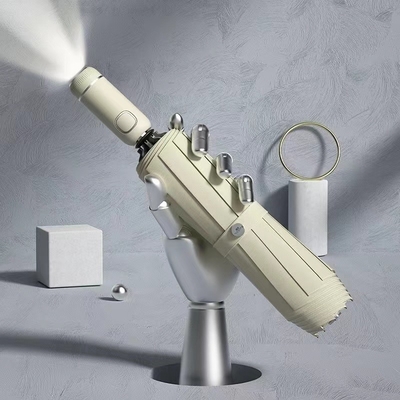 Design de style libre tout en un parapluie à poignée LED électrique pour la protection contre la pluie et le soleil