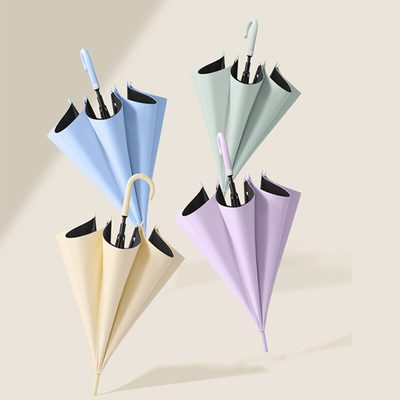 Parapluie en tissu Pongee 190T personnalisé simple et pratique avec conception de manche longue