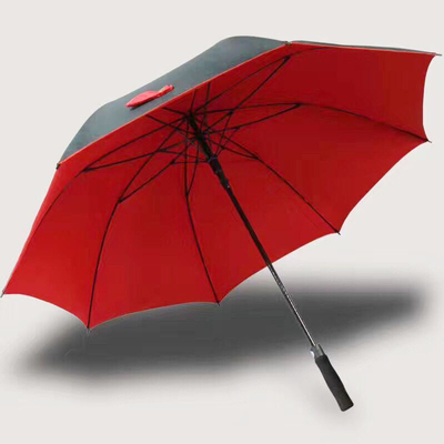 Le design minimaliste est auto ouvert 30 pouces étanche Pongee Golf parapluie avec logo imprimé