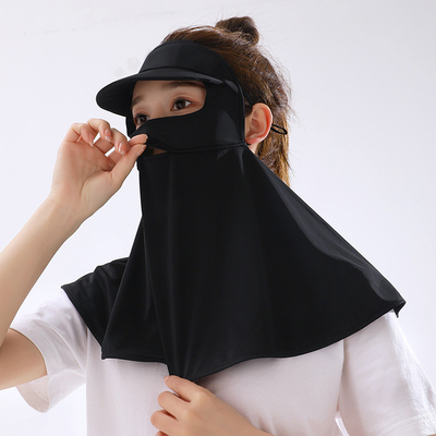Chapeau de soleil extérieur avec masque respirant