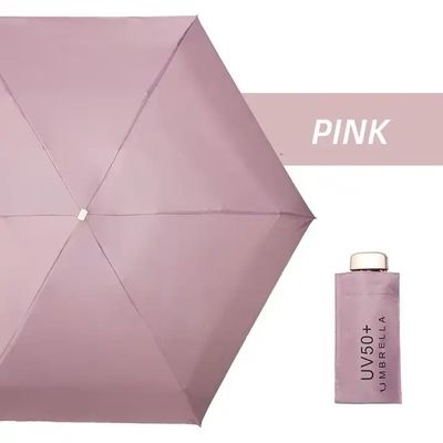 Un parapluie mini pliable de poche avec 87 cm de diamètre ouvert