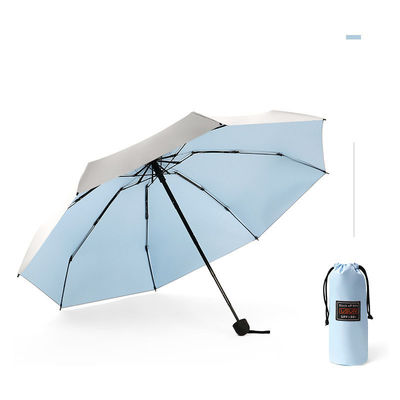 Produit parapluie cinq fois compact avec refroidissement à commande manuelle et protection UV