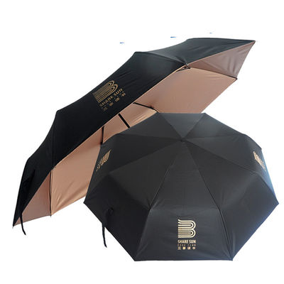 Impression personnalisée du logo parapluie automatique pliable ombre solaire pour les affaires et les promotions