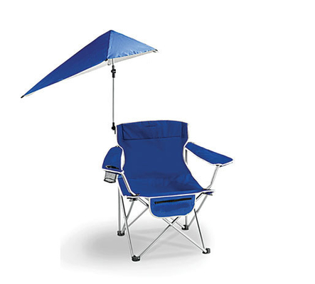 Chaise de plage portable à sac à dos avec parapluie réglable et couleur personnalisée 50*50*80cm