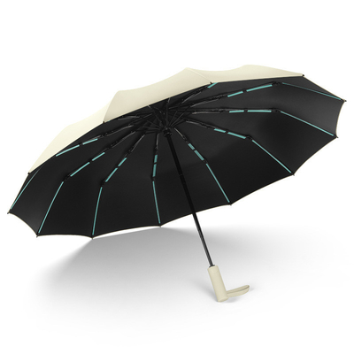 97cm de diamètre ouvert en fibre de verre Arbre couleur cadre de parapluie pour cadeau promotionnel chaud