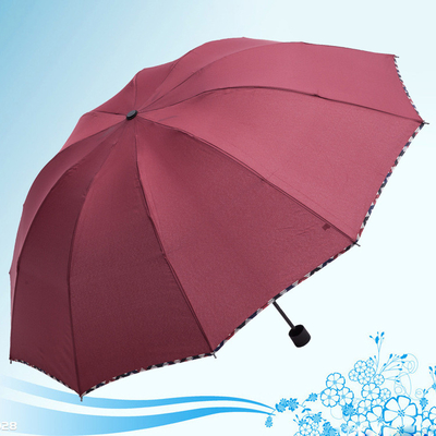 Promotions de style minimaliste parapluie avec couleur personnalisée et logo d'impression numérique
