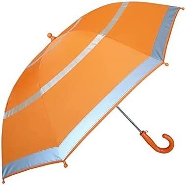 Parapluie réfléchissante et résistant au vent bleu pour enfants