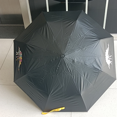Parapluie pliable d'impression sur mesure avec fonction de changement de couleur magique et cadre en acier