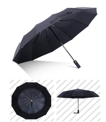 Logo personnalisé 12K 23 pouces Parapluie automatique pour événements d'entreprise personnalisés