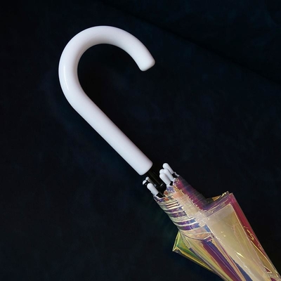 Pour adultes, parapluie iridescente à couleur changeante avec conception spéciale et reflet des paillettes