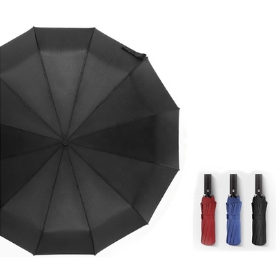 Parapluie pliable personnalisée 12K 23 pouces pour adultes avec conception de voiture personnalisée et revêtement UV