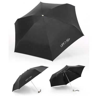 L'été doit avoir 5 fois mini couleur parapluie de poche pour les dames 8k 19 pouces côtes en fibre de verre