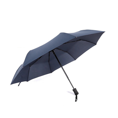 Parapluie de voyage de 95 cm de diamètre ouvert avec un design compact et un logo personnalisé