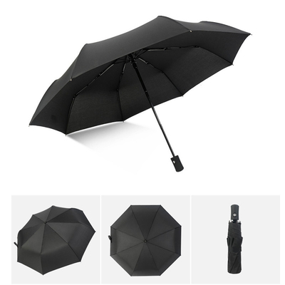 Fonction pliable parapluie de voyage étanche au vent avec des options de tissu et de couleur personnalisables