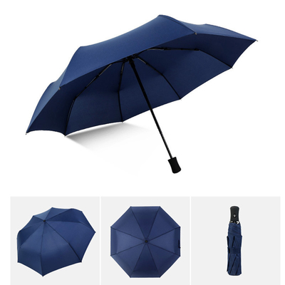 Fonction pliable parapluie de voyage étanche au vent avec des options de tissu et de couleur personnalisables