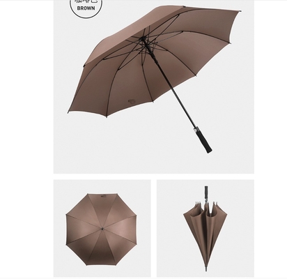 Magasins commerciaux acheteur sur mesure imprimé LOGO parapluie semi-automatique de golf