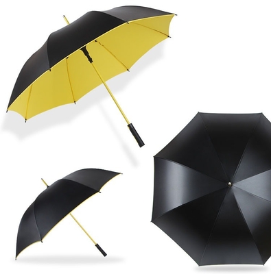 Promotion commerciale Ombrelle de golf personnalisée avec poignée droite et protection UV