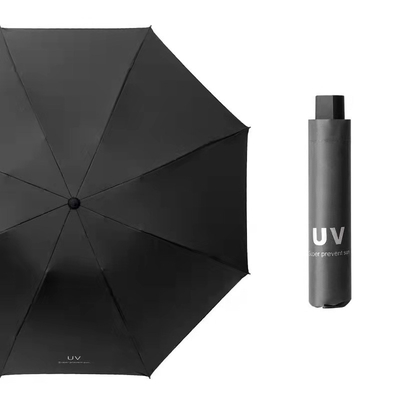 302 Coût de l'échantillon Protection solaire parapluie UV pliable Contrôle manuel pour la promotion des stocks