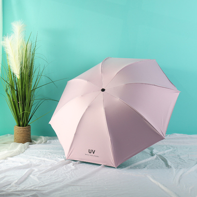 302 Coût de l'échantillon Protection solaire parapluie UV pliable Contrôle manuel pour la promotion des stocks