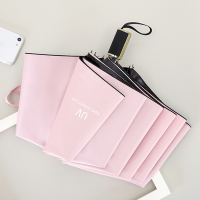 3 parapluies automatiques pliables pleins et ensoleillés avec impression du logo du client