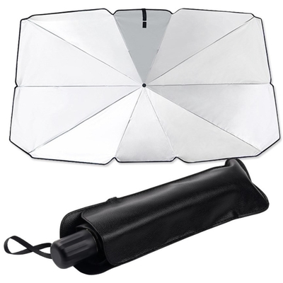 140 cm de diamètre ouvert Auto Soleil Parapluie Bloc de chaleur avec commande manuelle et marteau de sécurité