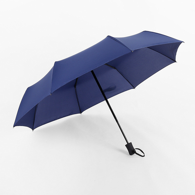 Plier X305 parapluie UV entièrement automatique Noir Vinyle Protection Soleil pluie double- parapluie