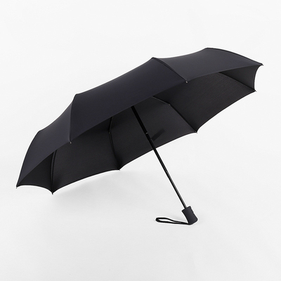 Plier X305 parapluie UV entièrement automatique Noir Vinyle Protection Soleil pluie double- parapluie