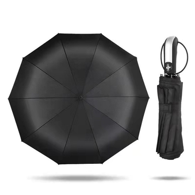 Parapluie à trois couches résistant au vent et aux UV pour la protection contre le vent et la pluie