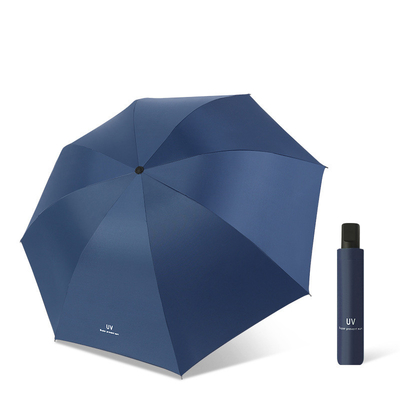 Coût de l'échantillon gratuit Promotion en stock Protection solaire ouverte à la main Parapluie UV pliable