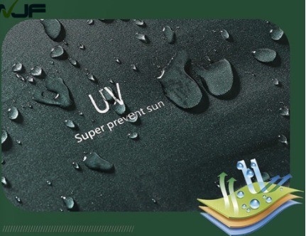 Impression personnalisée parapluie triple pour la protection contre le soleil et la pluie dans un style minimaliste