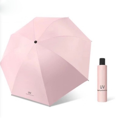Impression personnalisée parapluie triple pour la protection contre le soleil et la pluie dans un style minimaliste