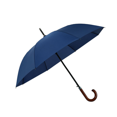 Parapluie de promotion commerciale personnalisée à poignée incurvée Parapluie droite de golf avec logo