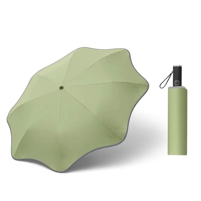 Cadeaux d'affaires parapluie à bande réfléchissante avec conception spéciale et matériau réfléchissant