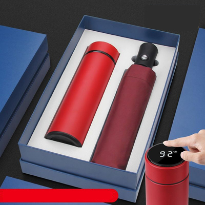 Compte-rendu en acier, thermomètre et parapluie pour les promotions publicitaires commerciales