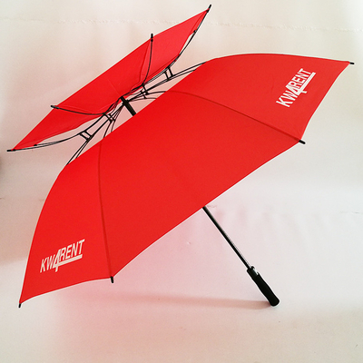 Parapluie de golf ventilé de 30 pouces avec imprimante de logo à double couche et conception étanche au vent
