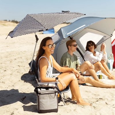 Parapluie de chaise réglable protectrice et polyvalente avec pinceau universel de protection UV