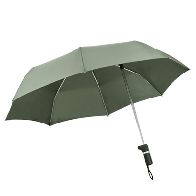 Design minimaliste personnalisé 190T Pongee parapluie pliable avec logo imprimé sur mesure
