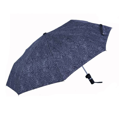 Design minimaliste personnalisé 190T Pongee parapluie pliable avec logo imprimé sur mesure