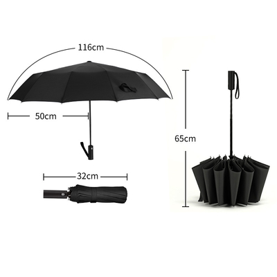 Parapluie RPET pliable 12K 23 pouces personnalisé avec impression de logo et conception personnalisée
