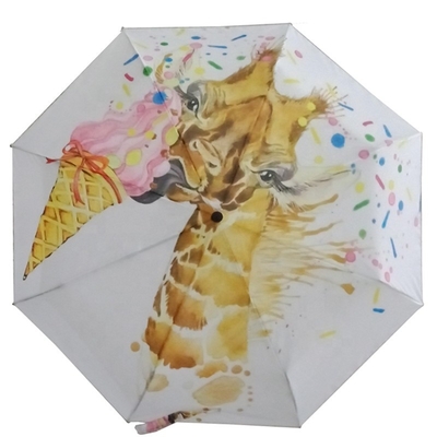 Résistant aux tempêtes Automatique Pliable Anti-UV Parapluie solaire pour femmes