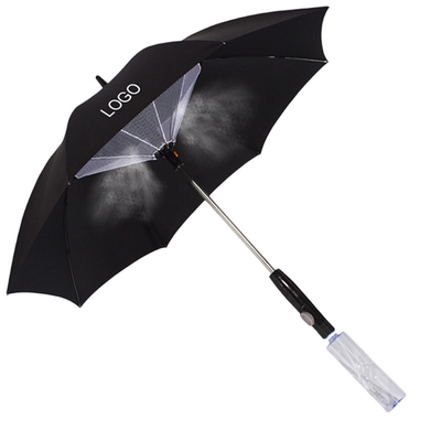 Adultes parapluie personnalisée avec 190T de tissu de nylon et de l' air de refroidissement de brouillard à l' eau