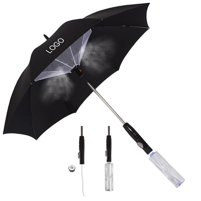 Adultes parapluie personnalisée avec 190T de tissu de nylon et de l' air de refroidissement de brouillard à l' eau