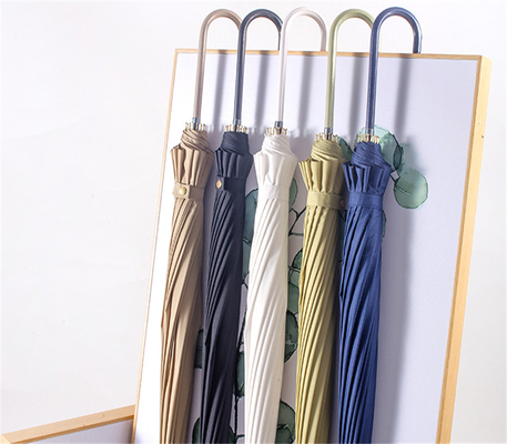 23 pouces 16 côtes 190T Pongee imperméable Japonais parapluie Japon en fibre de verre avec contrôle