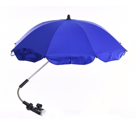 Parapluie universelle avec poignée de pince en plastique et panneau poncier 190T