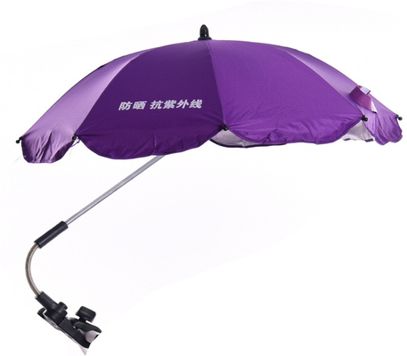 Parapluie universelle avec poignée de pince en plastique et panneau poncier 190T